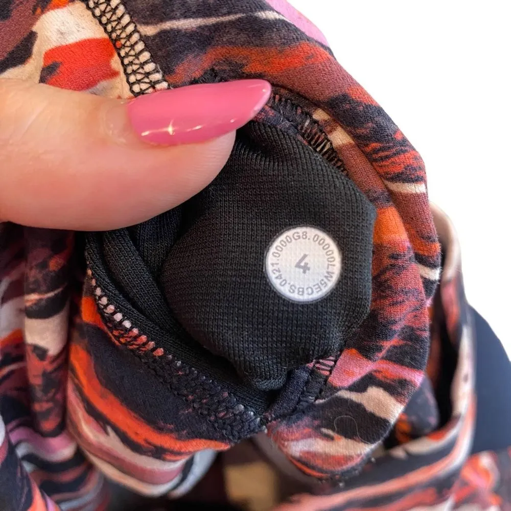 Lululemon High-Rise Align Legging Size 4 Lunar New Year‎ Tiger Tide Smoky Red - Image 4