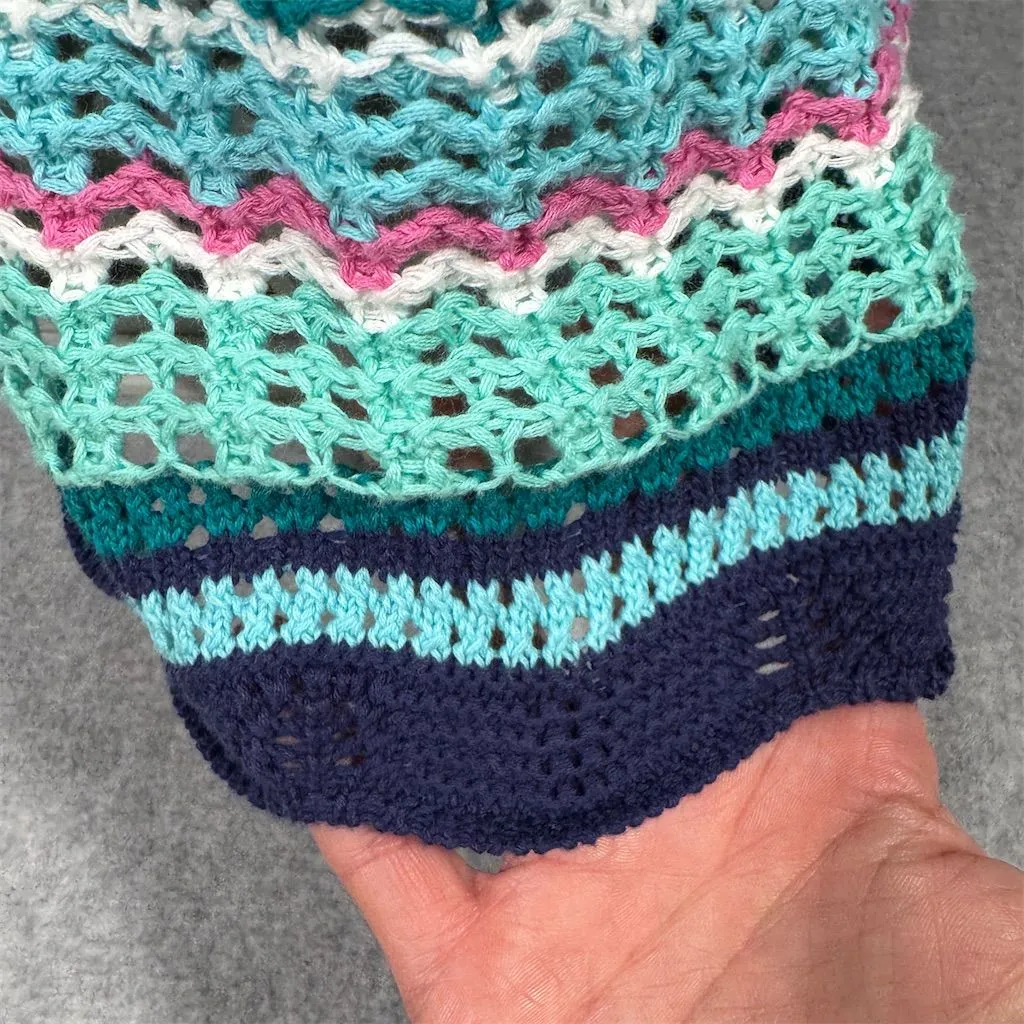 Appleseed's Women's Striped Pullover Cotton Sweater Size M Multicolor Size M - Image 4