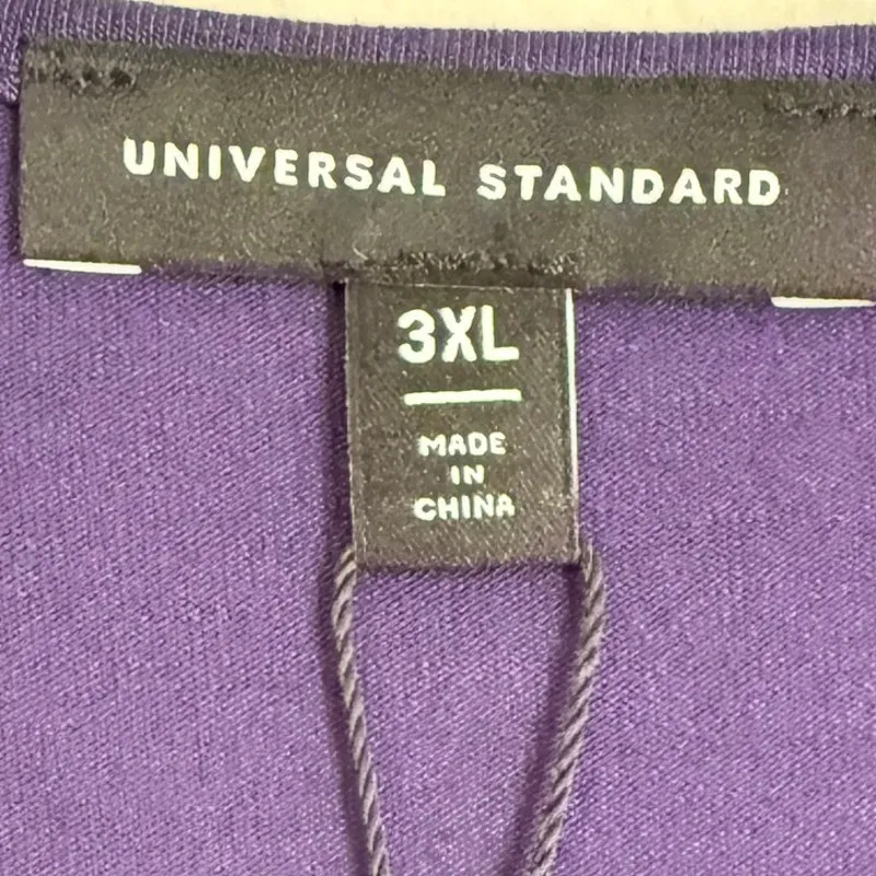 NWT Universal Standard Plus Size 6X Estella Liquid Jersey Knot Top Cosmic Purple - Image 4
