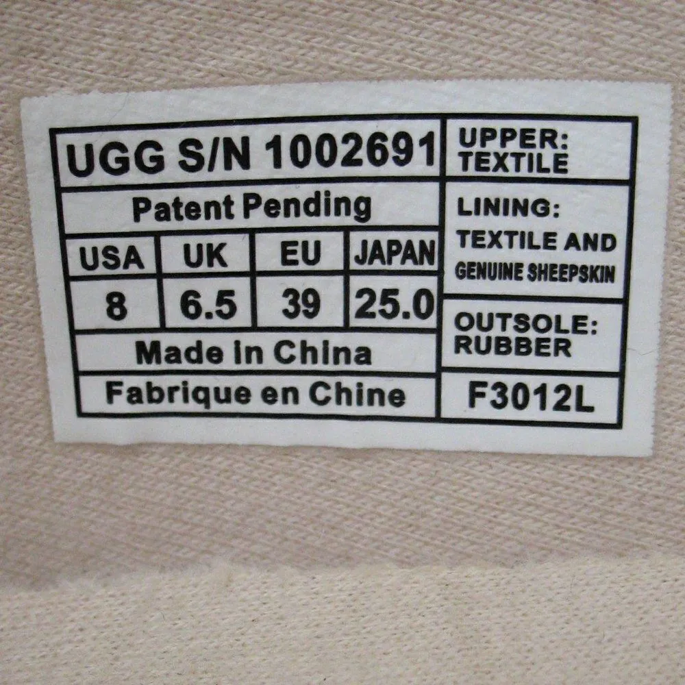 UGG Pink Print Slip on Shoes - Image 10