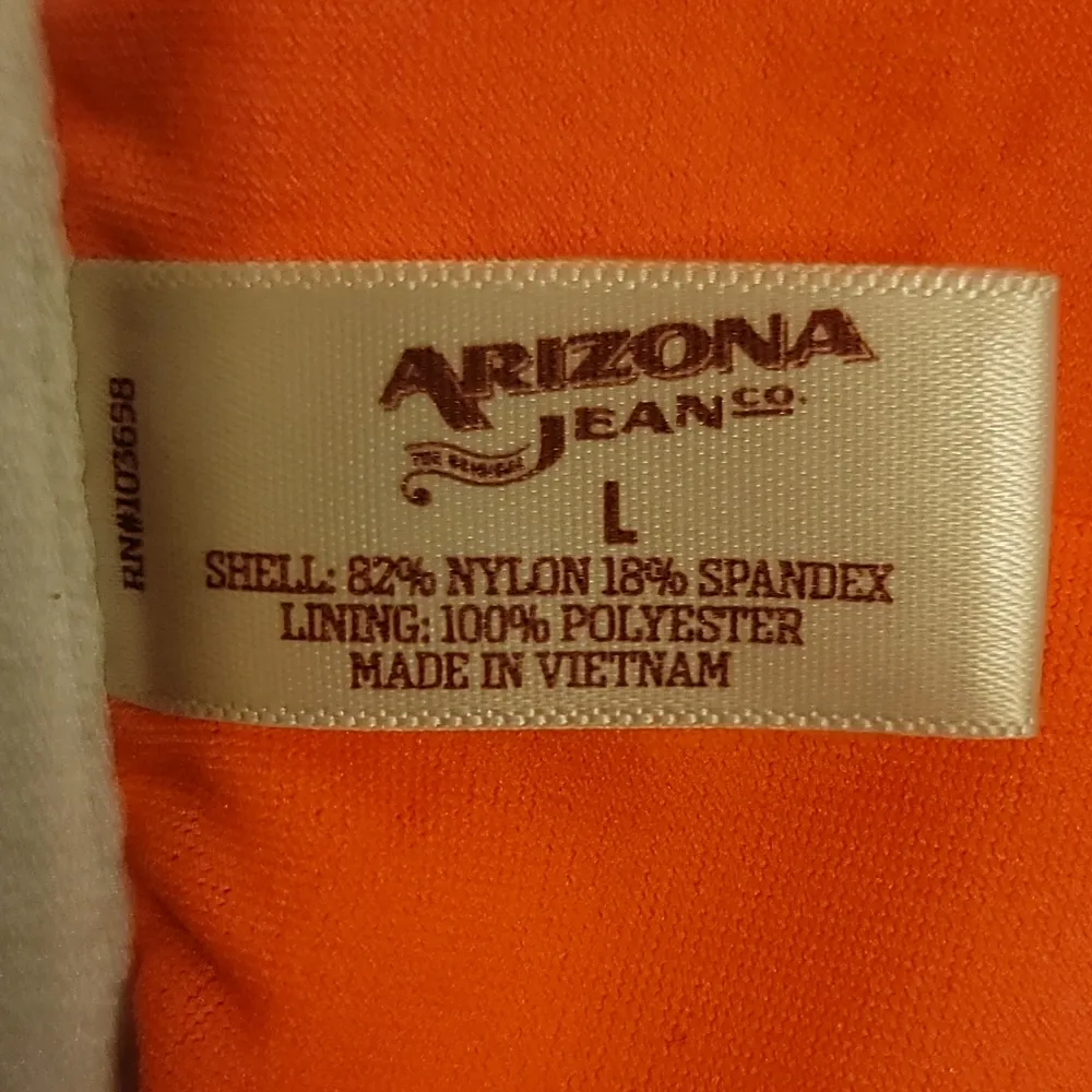 Arizona Jeans Blue Pink Tribal Print Bikini Swim Top L - Image 2