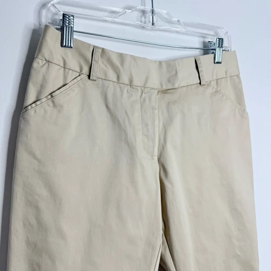 Peter Millar Women’s Cropped Tan‎ Pants Size 6 - Image 6