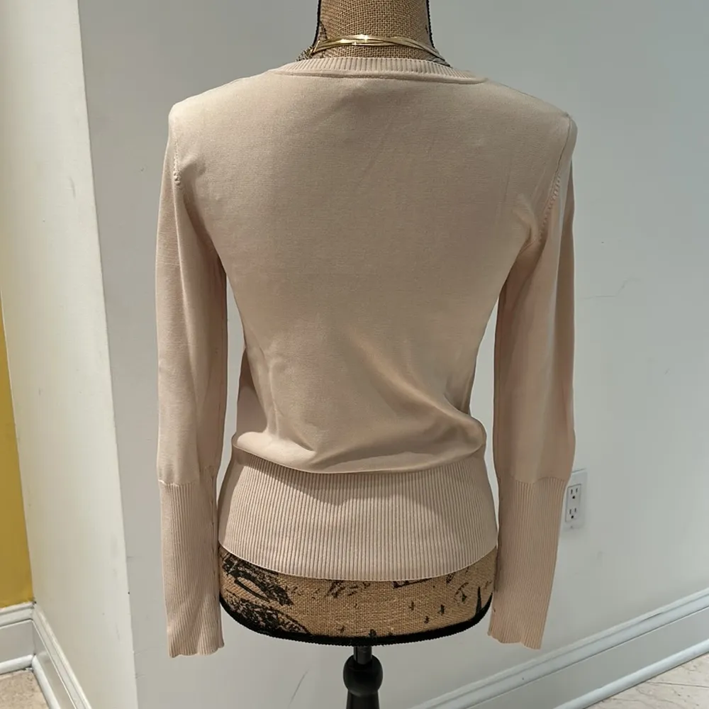 Belldini Beige /Cream/Tan Top/ Blouse Tan - Image 4