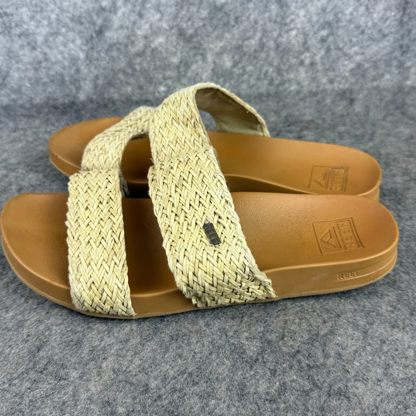 REEF CUSHION VISTA BRAID WOMEN'S SANDAL‎ IN VINTAGE SZ 7 FLIP FLOP SUMMERCORE - Image 4