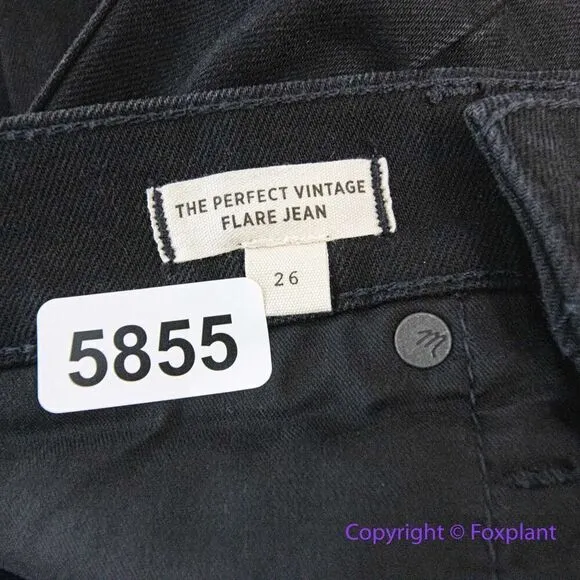 NEW‎ Madewell The Perfect Vintage Flare Jean in Sherborn Wash, 26 - Image 14