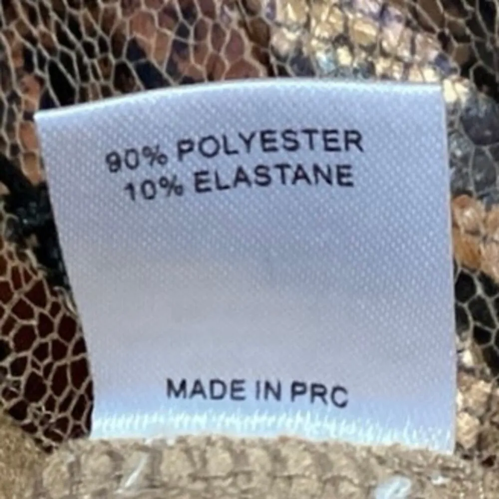 NEW Meshki Anaya Women's Animal Snake Print Sleeveless Tube Mini Dress Size S - Image 7