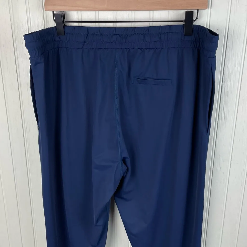 Zyia Active Everywhere Zipper Ankle Jogger Pants Women's Size XXXL Navy Blue - Image 6