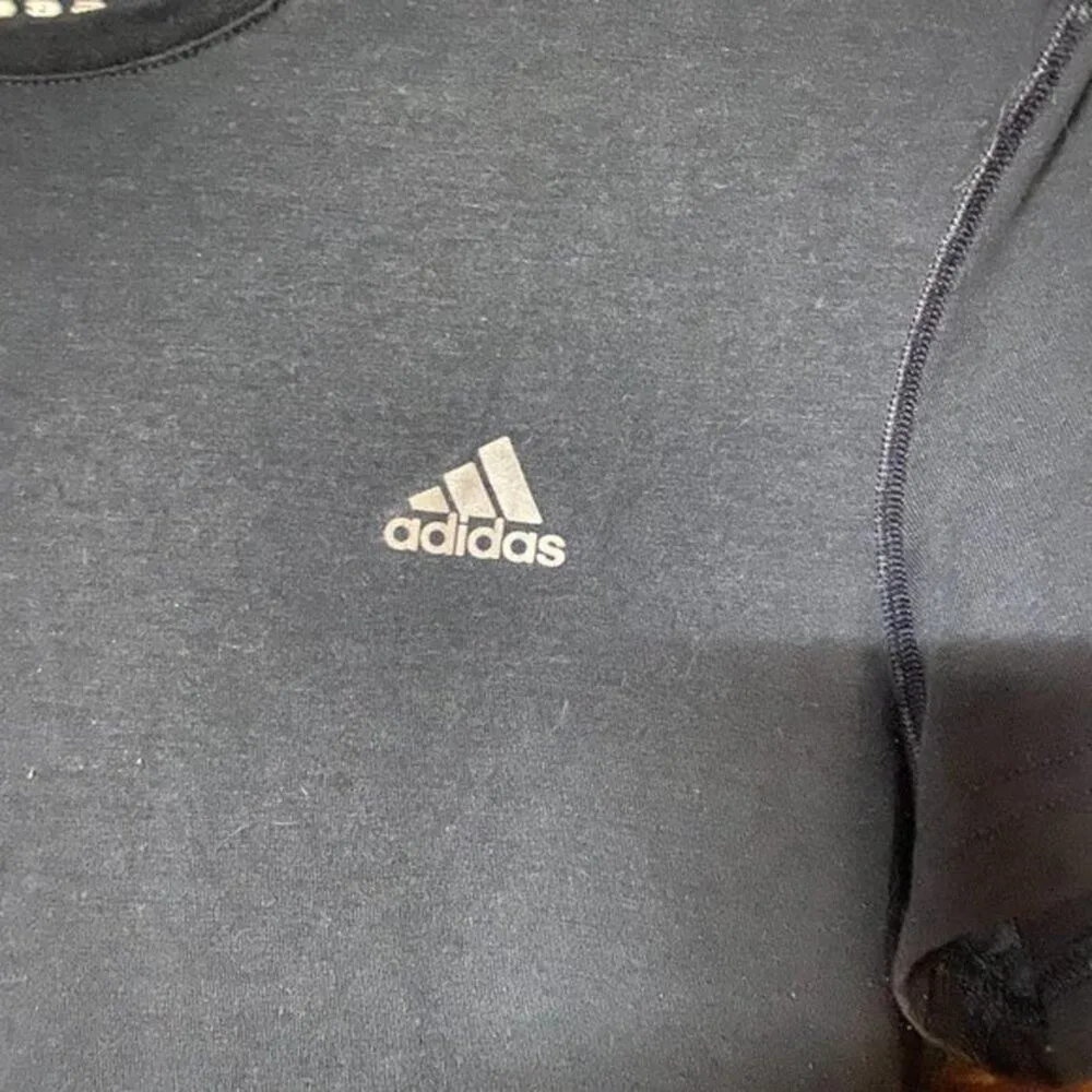 Adidas Black Short Sleeve Crew Neck T-Shirt Women's Size Small - Image 2