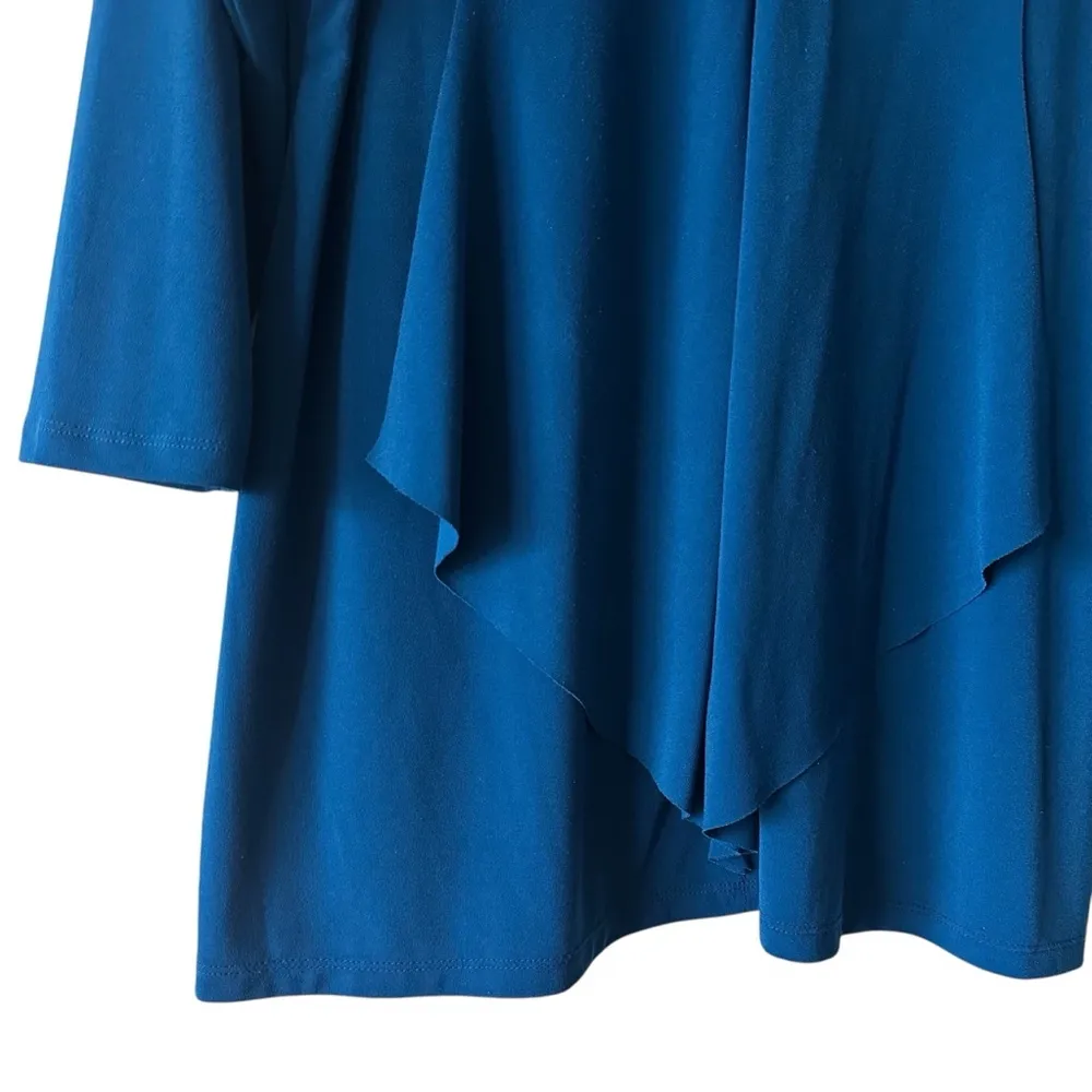 Alfani Teal Blouse Women's Size M - Image 3