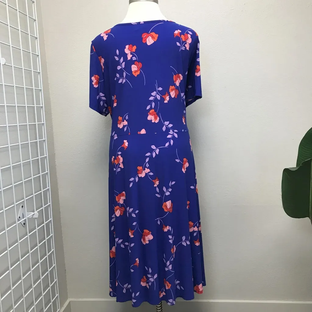Woman Within Floral Print Dress - Size 30/32 - Image 3