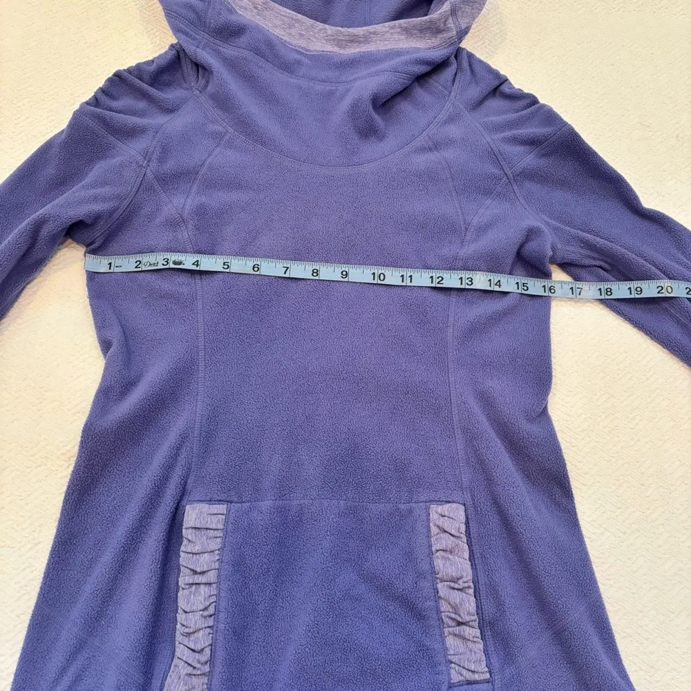 Lululemon Apres Run Persian Purple Fleece Hooded Long Sleeve Jacket Size 4 - Image 10