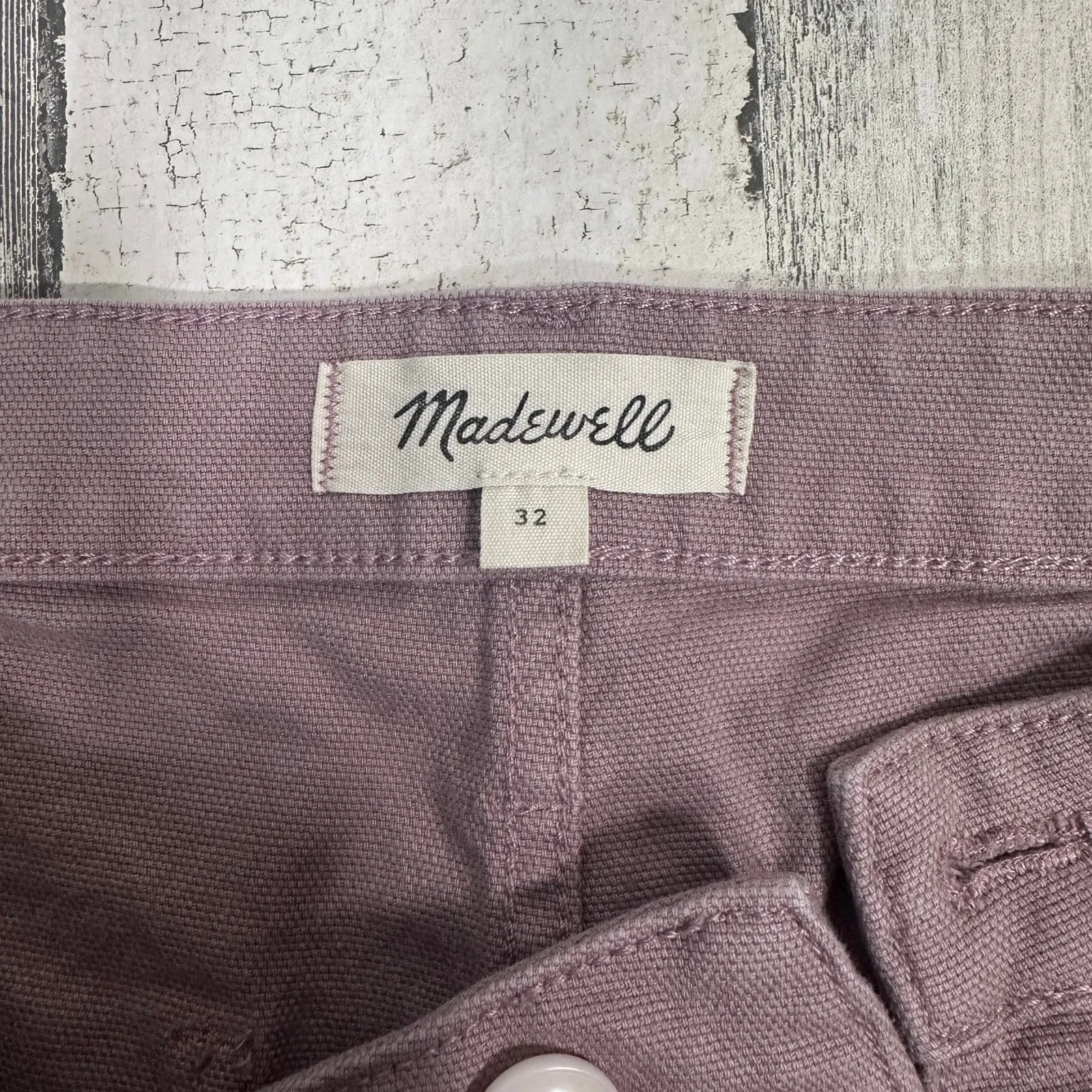 Madewell Mauve Wide-Leg Ankle Jeans – Size 32 • MSRP $148 • High Waist / Ankle - Image 3