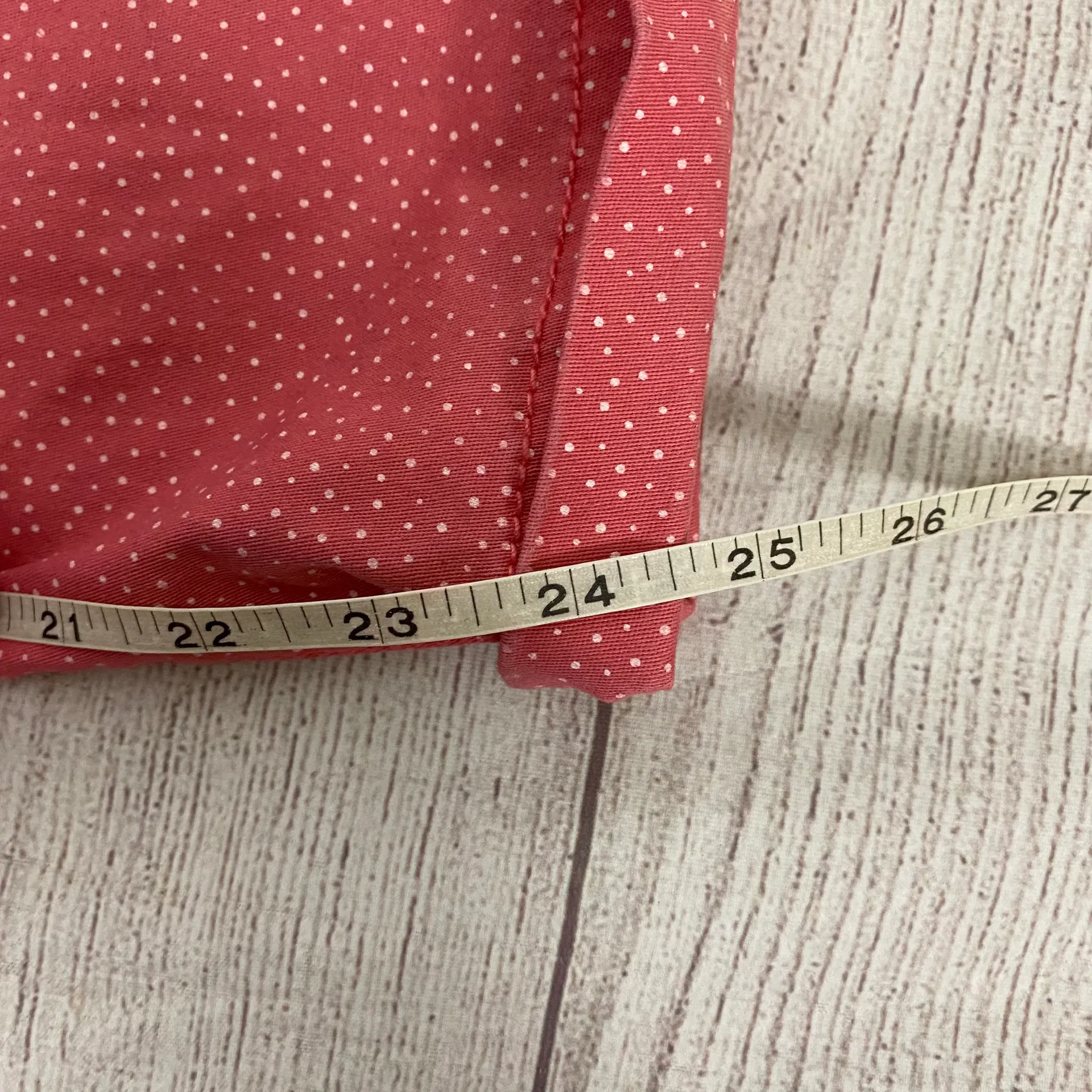 Code Bleu women 14 cotton blend polka dot Aimee Capri pink w/white polka dots Multiple - Image 9