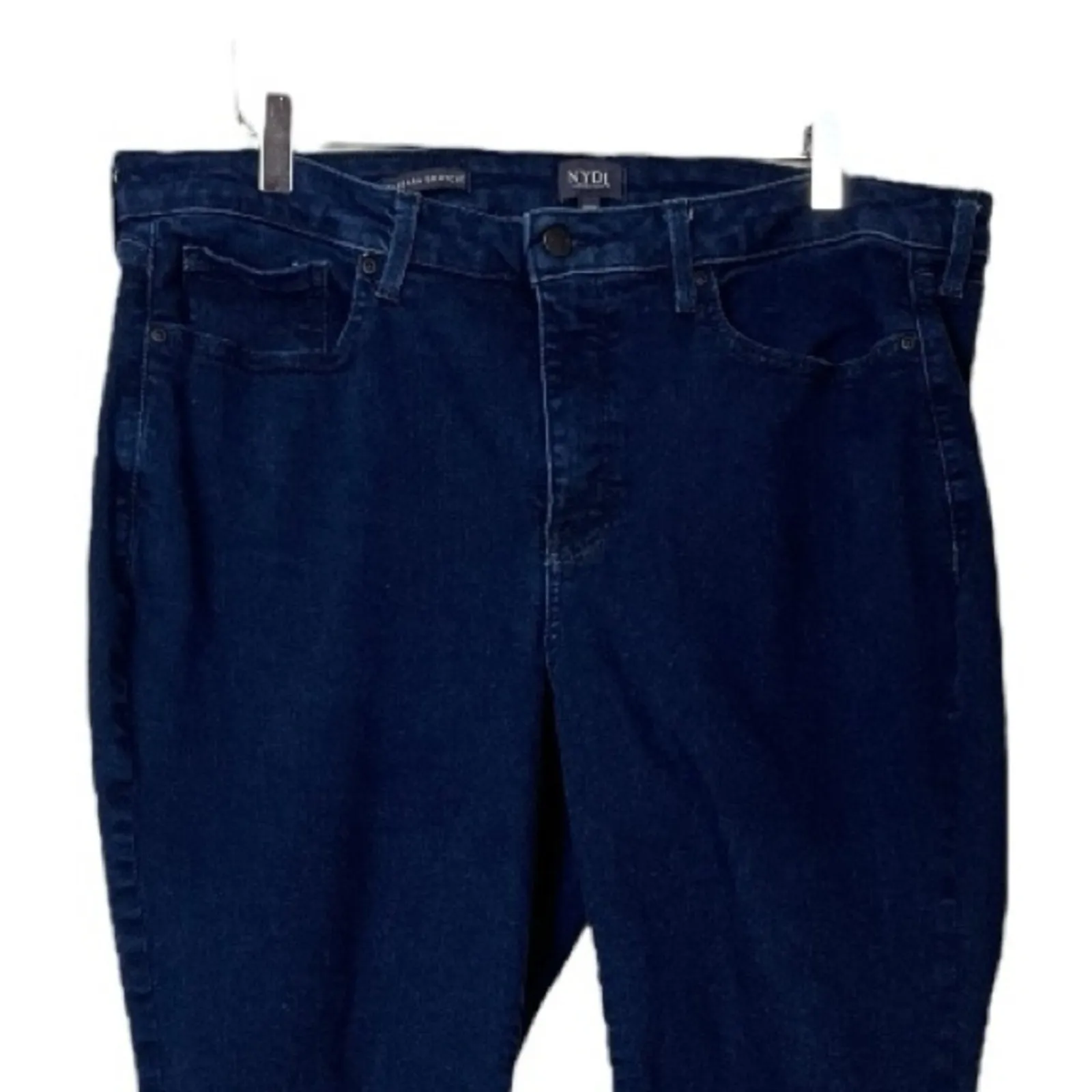 NYDJ Barbara Bootcut Jeans Mid Rise Dark Wash Slimming Women’s Plus Size 18W - Image 5