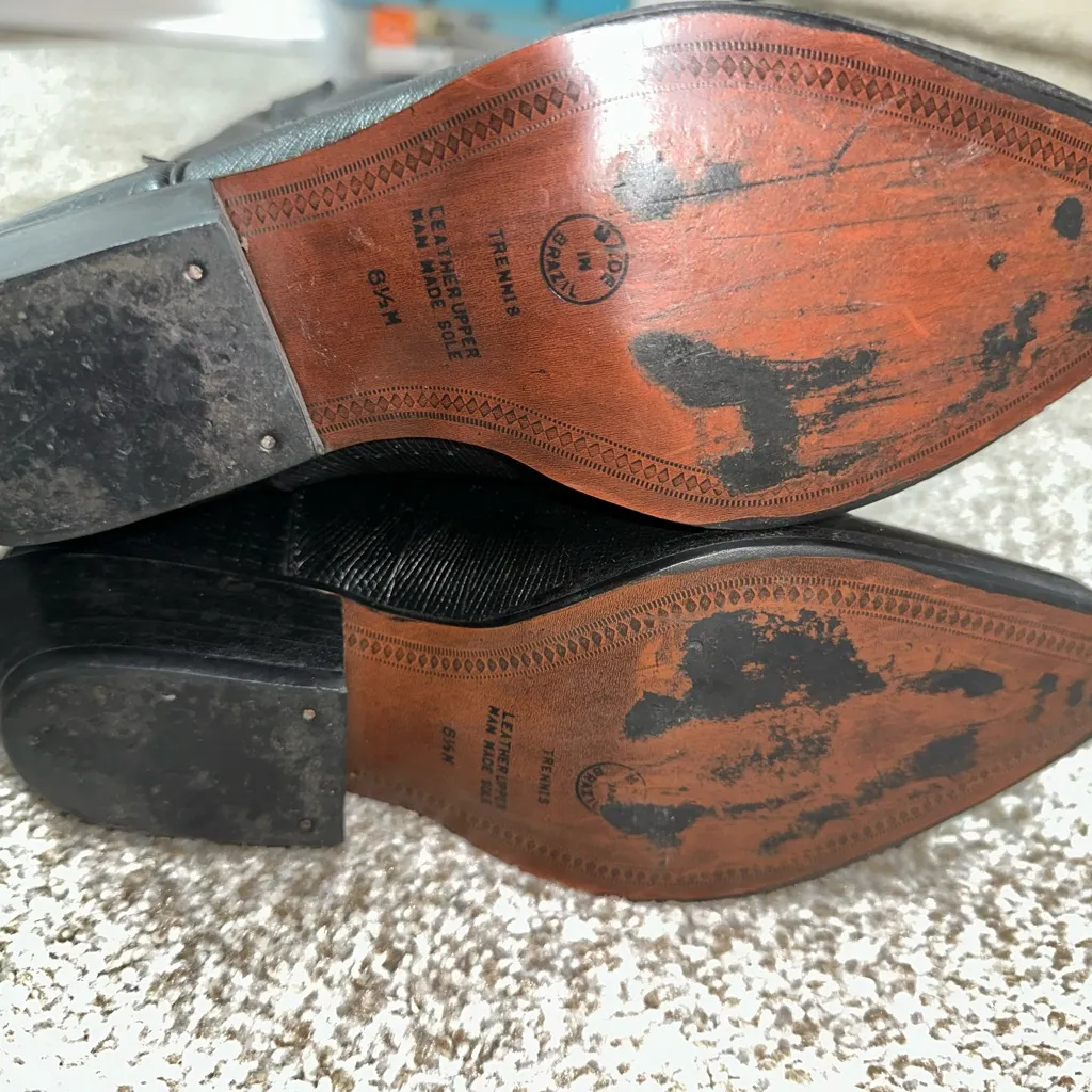 Hunt Club Black Heeled Boots - Image 4