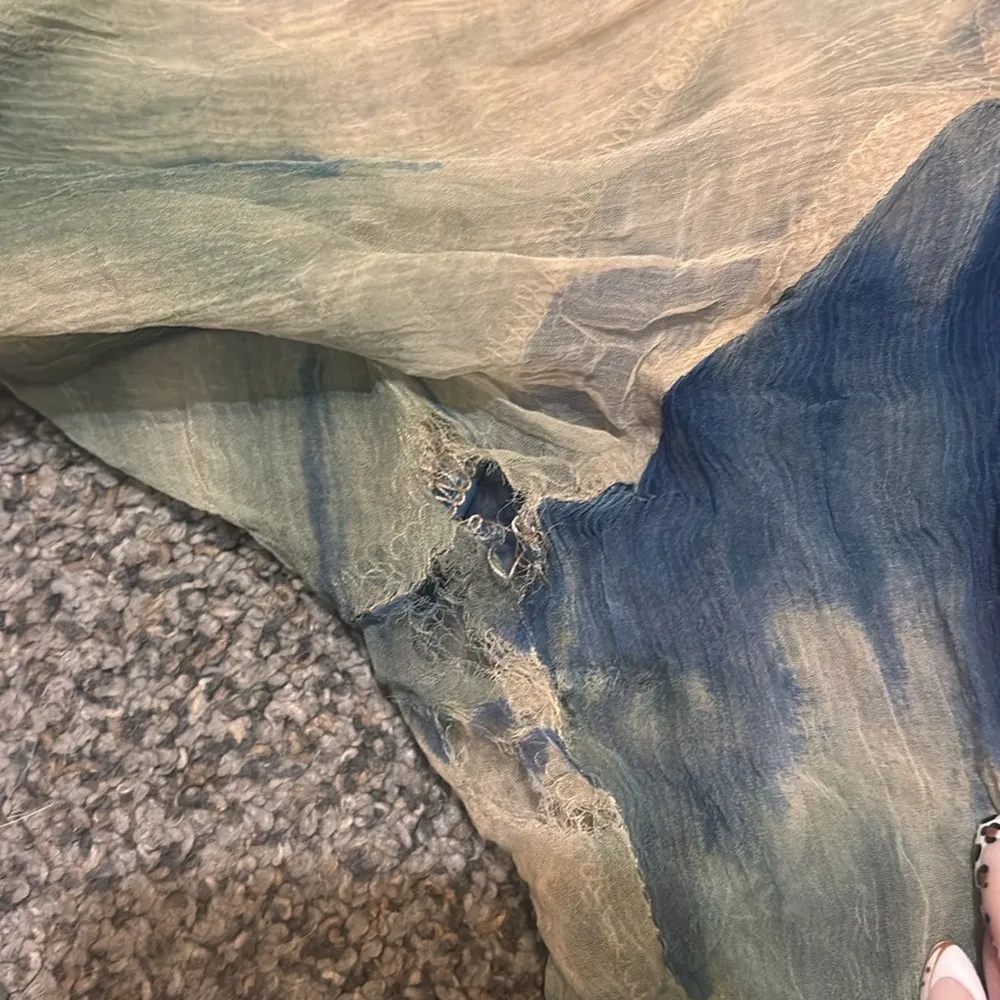 Euro 100% Silk Sheer Top Size M - Image 5