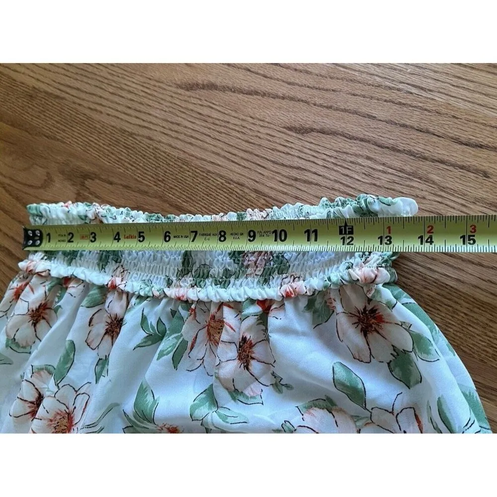 Almost Famous Juniors’ 2-Piece Floral Cami & Ruffle Tiered Maxi Skirt Large NWT - Image 9