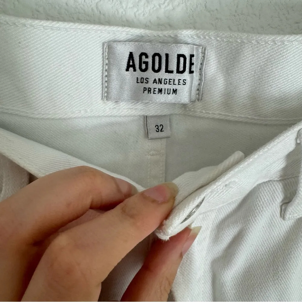 NWT Parker Vintage Cut Off Short Gleam White Size 32 Button Fly High Rise - Image 3