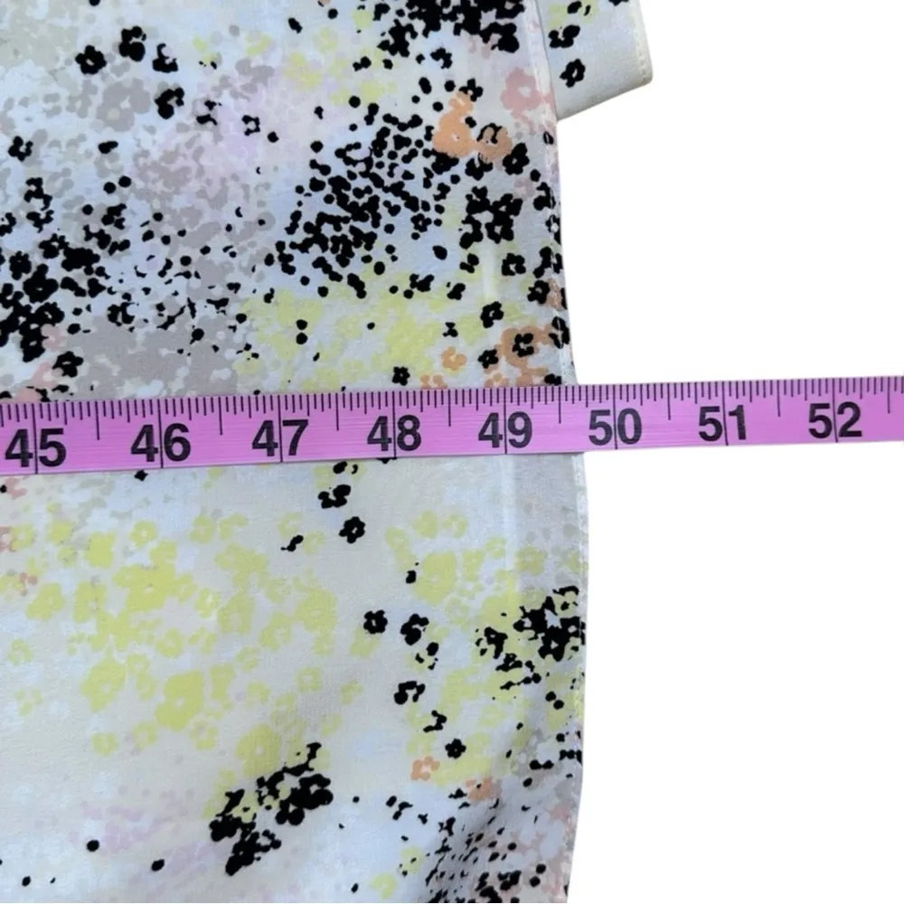 EQUIPMENT 100% Silk Cream Midi Dress Size 4 - Image 8