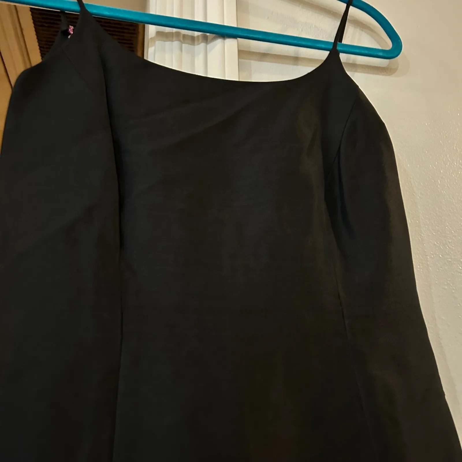 Black Dress Sleeveless Beaded‎ Pink Party Cocktail Evening Small XS Size 2 - Image 8