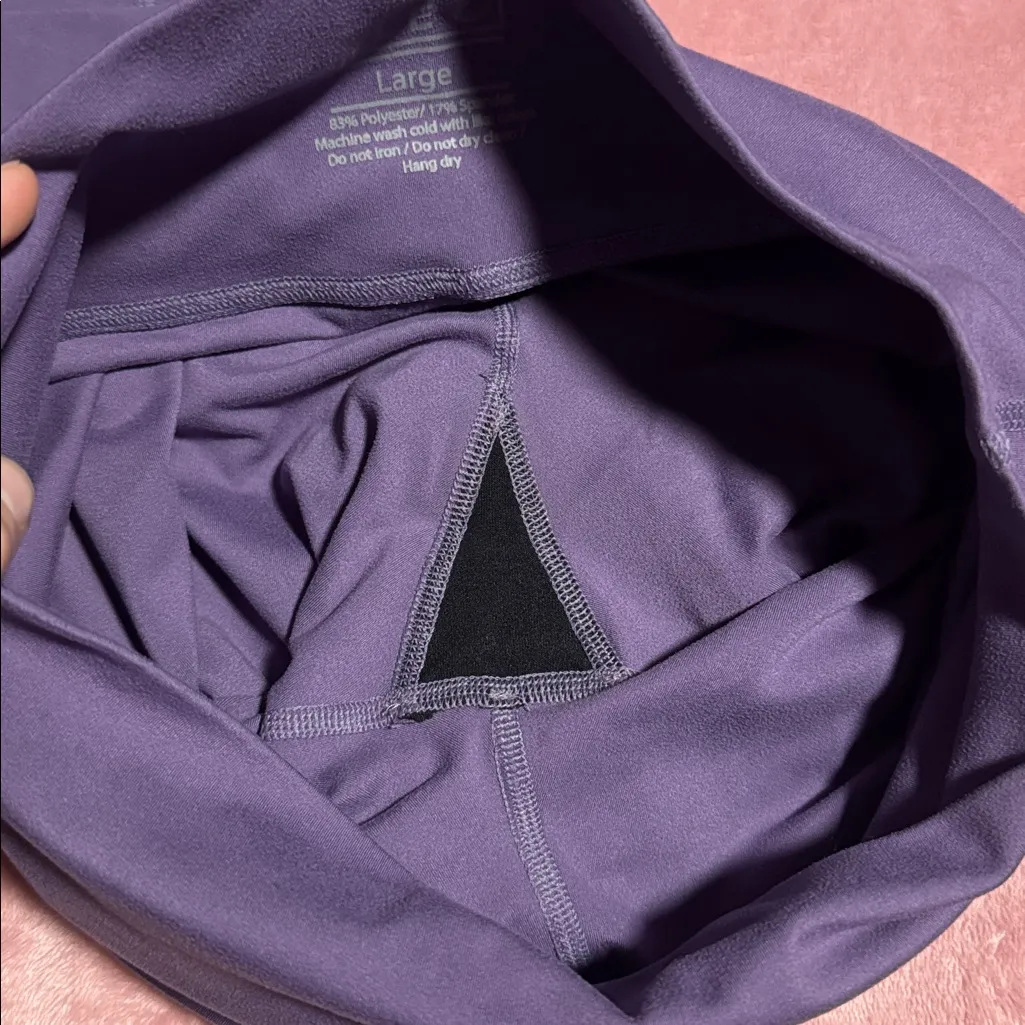 Fleo cropped leggings Purple Size L - Image 9