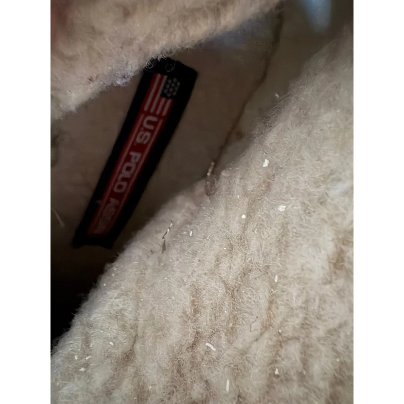 US Polo‎ Assn Womens Boots 10 Brown Faux Suede Fur Trim PomPom Accents - Image 5