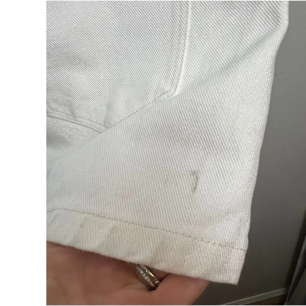 Zara Shimmery TRF Denim Romper NWT Sz. S - Image 5