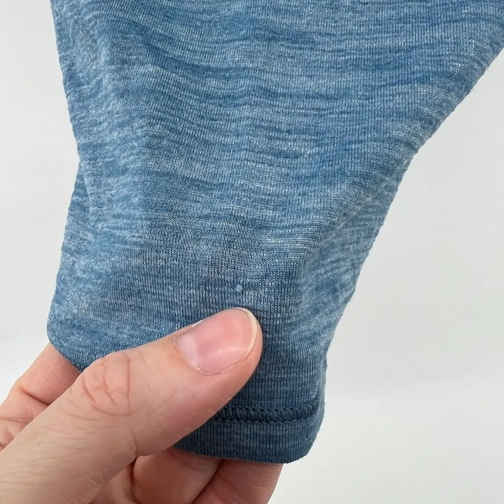 Lululemon Women 6 Glide & Stride Tank Built-In Sports Bra Illuminight Blue‎ Gym - Image 8