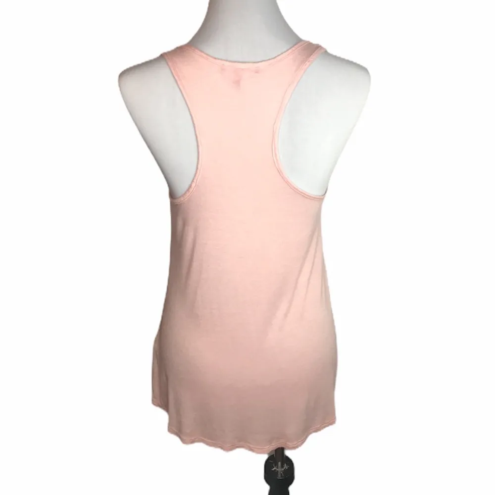 Guess Flower Razor Back Tank Top , Pink, Medium - Image 4