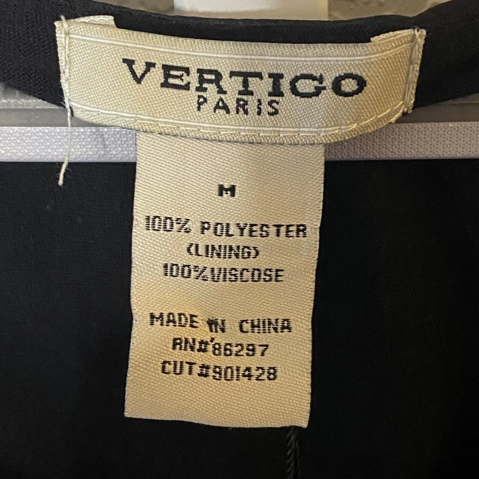 New Vertigo Paris Black Ruffle Layered‎ Lined Boho Blouse Size M $140 - Image 4