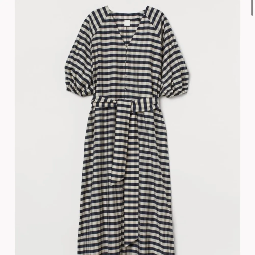 H&M checkered maxi dress size xsmall - Image 2