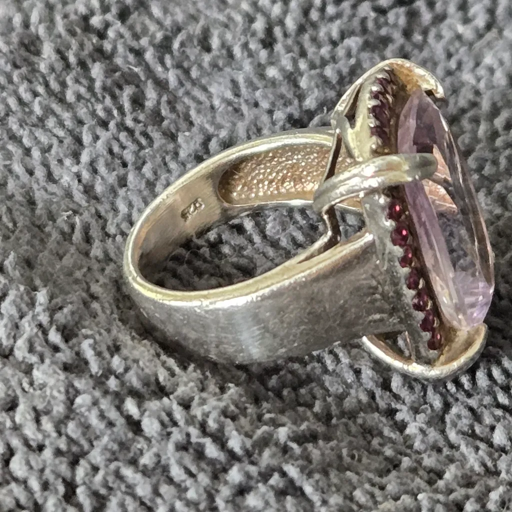 925 Sterling Silver Real Emerald - Image 4