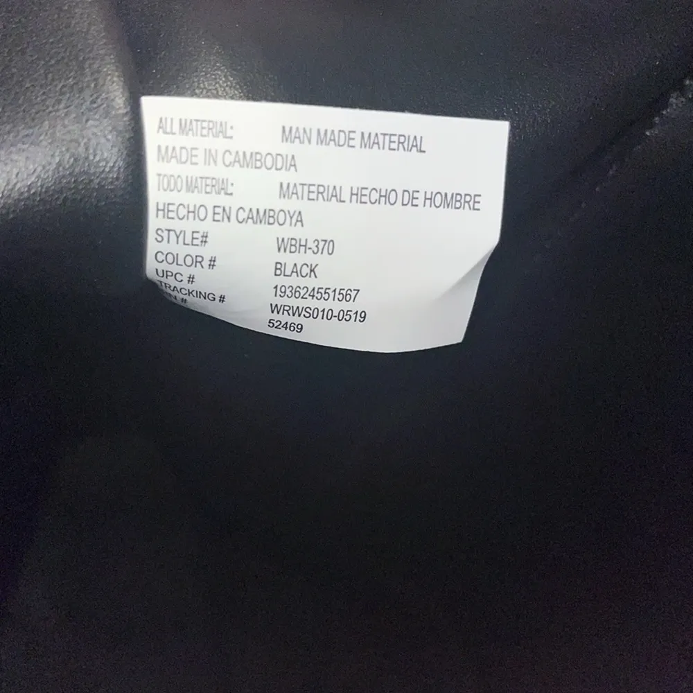 Big Buddha Black Tote with Silver Hardware - Image 6