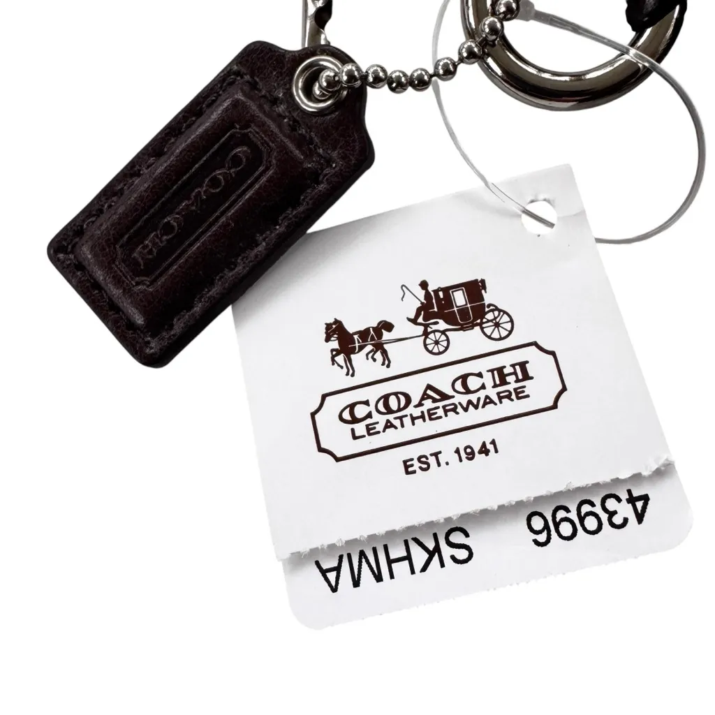 NWT Coach Sutton Signature Wristlet 43996 Tan Jacquard Zippered Pouch Bag - Image 4