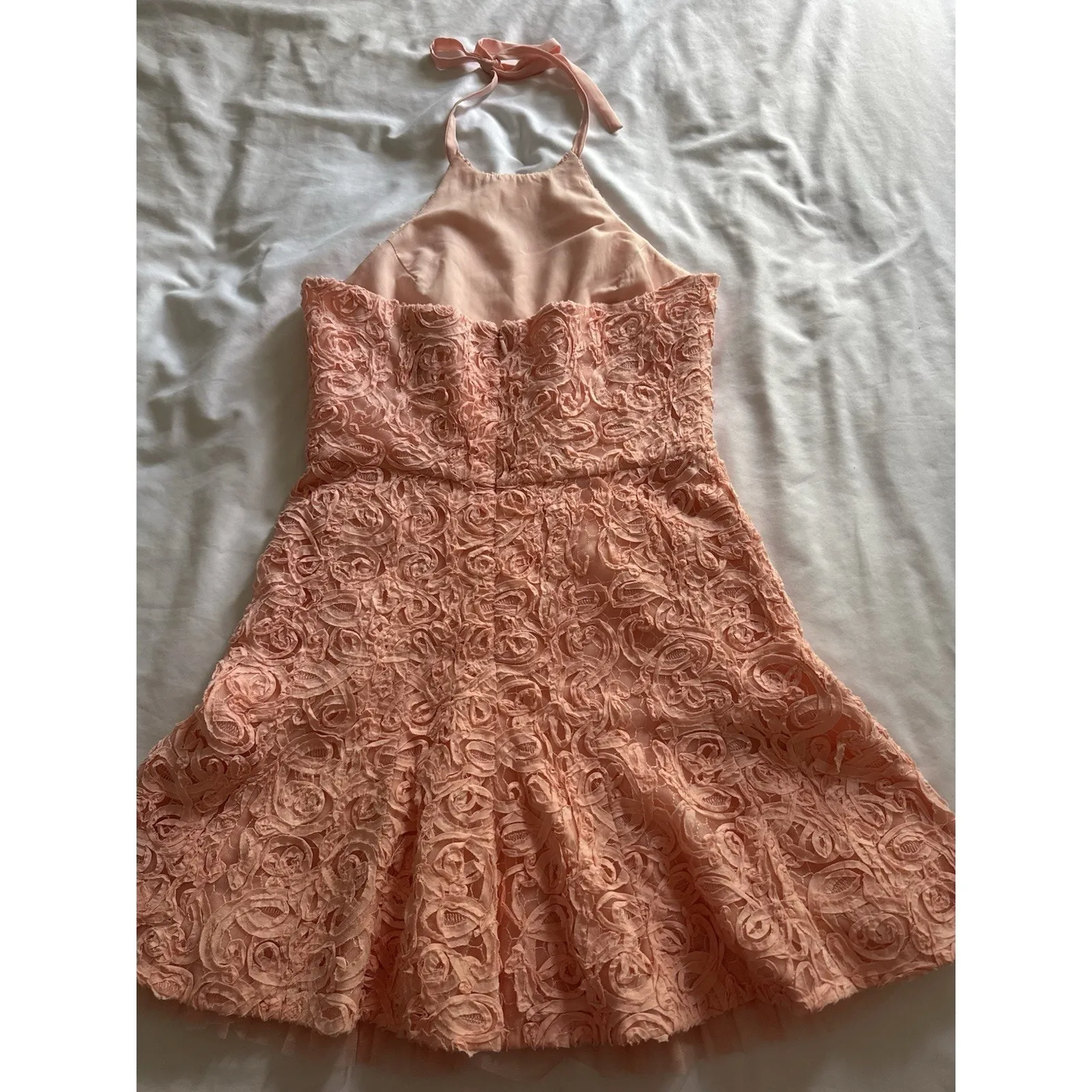 BCBG MaxAzria Pink Dress ASO Ariel Winter Wedding Guest Hoco Cocktail Coquette - Image 10