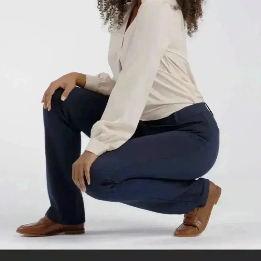 Betabrand Dress Pant Yoga Pants Classic Straight - Image 3