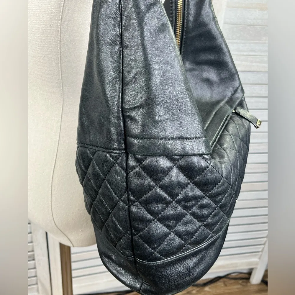 Calvin Klein  Quilted Satchel Bag Black - Image 7