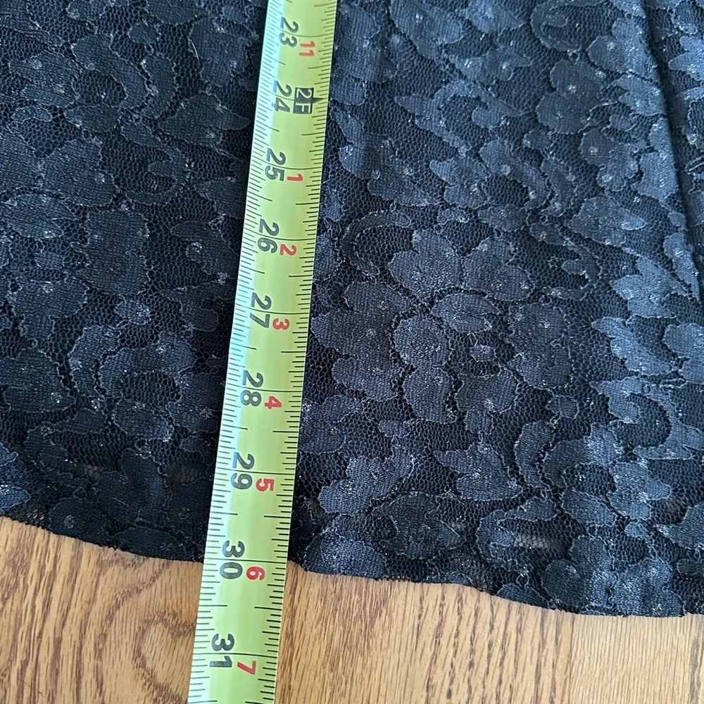 Speechless Floral Print Lace Skater Swing Mini Dress KeyholeBack Sz M Whimsical - Image 11