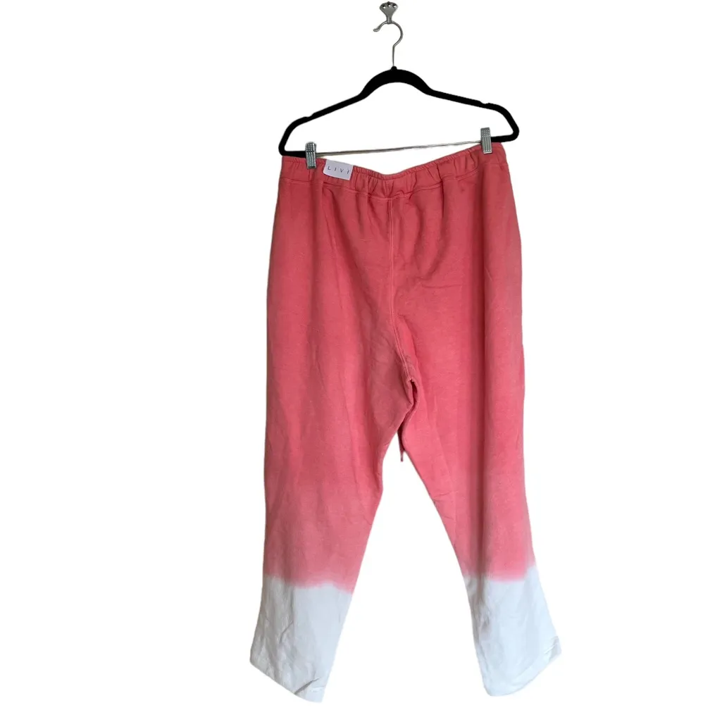 NWT Lane Bryant color block tie dye LIVI Pant SZ-18 / 20 - Image 3