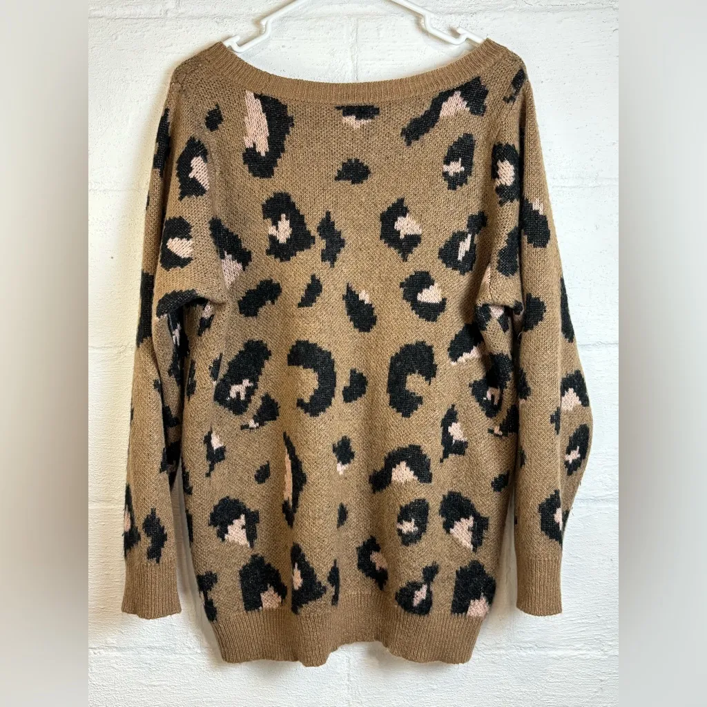 Torrid Plus Size Leopard Brushed Casual Pullover Woman’s Chic Sweater Size 1X - Image 6