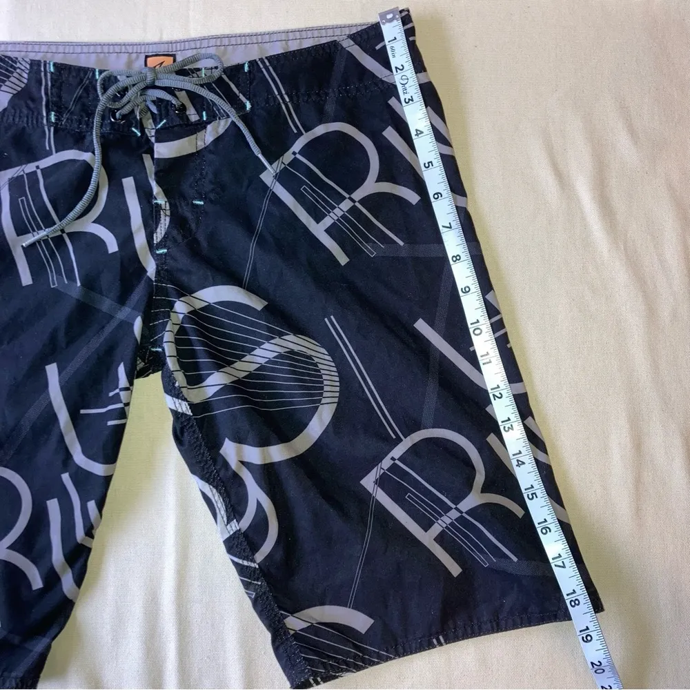 Rusty  Black Women’s Swim Boardshorts - Image 4