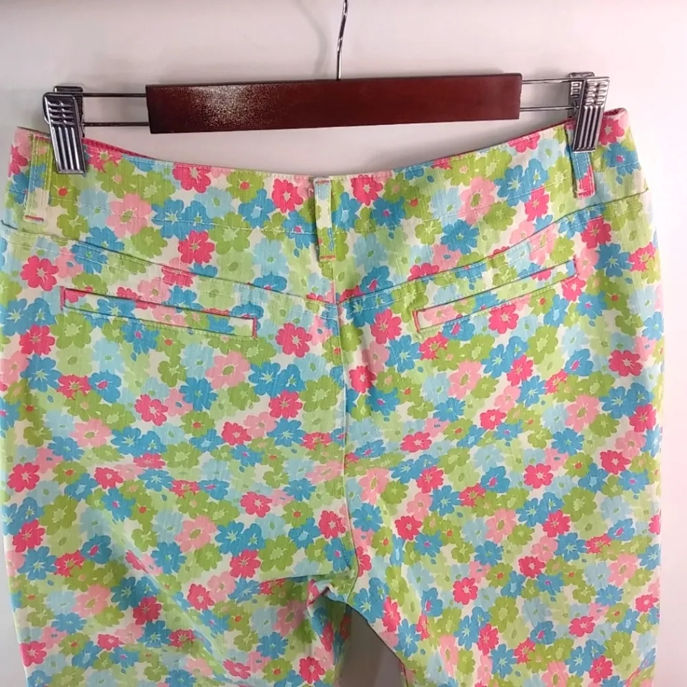 Liz Claiborne 10P Michaela Flower Capri Jeans - Image 4