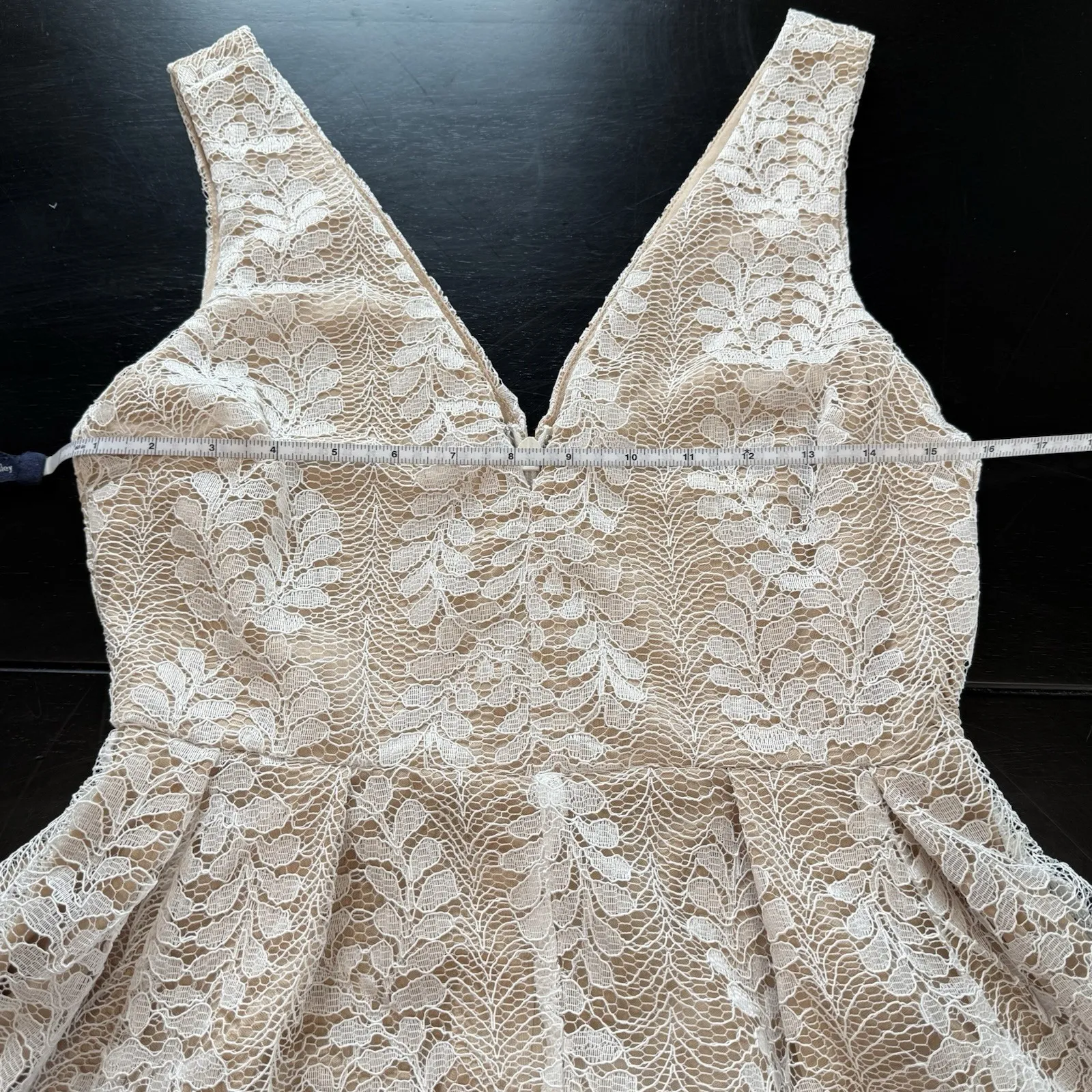 NWT Lulus All of My Heart White Lace Sleeveless Skater Flare Dress MEDIUM  White - $36 New With Tags - From Jennifer