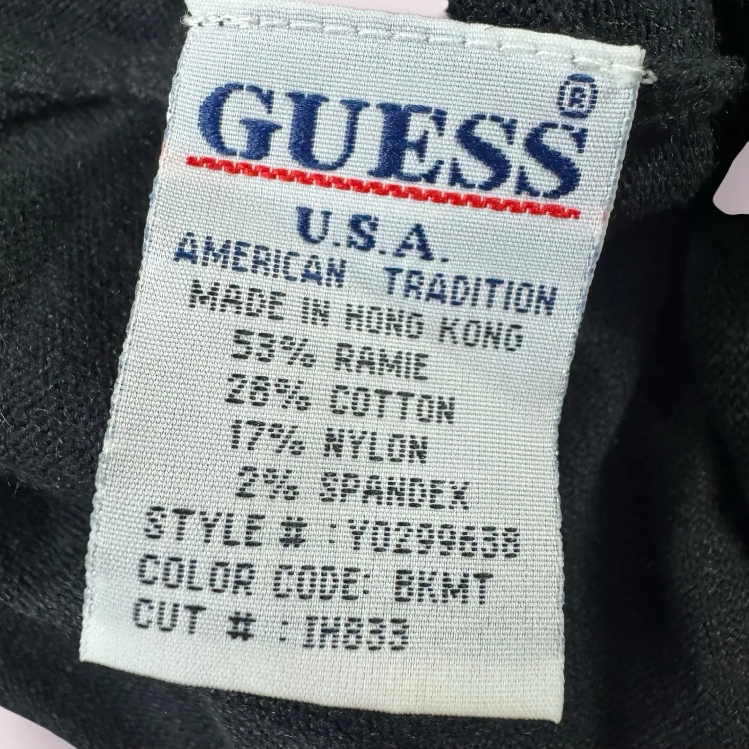 Vtg Y2K 2000's Guess Knit Strapless Bandana Tank Tube Top Embroidered NWT Sz S‎ - Image 3