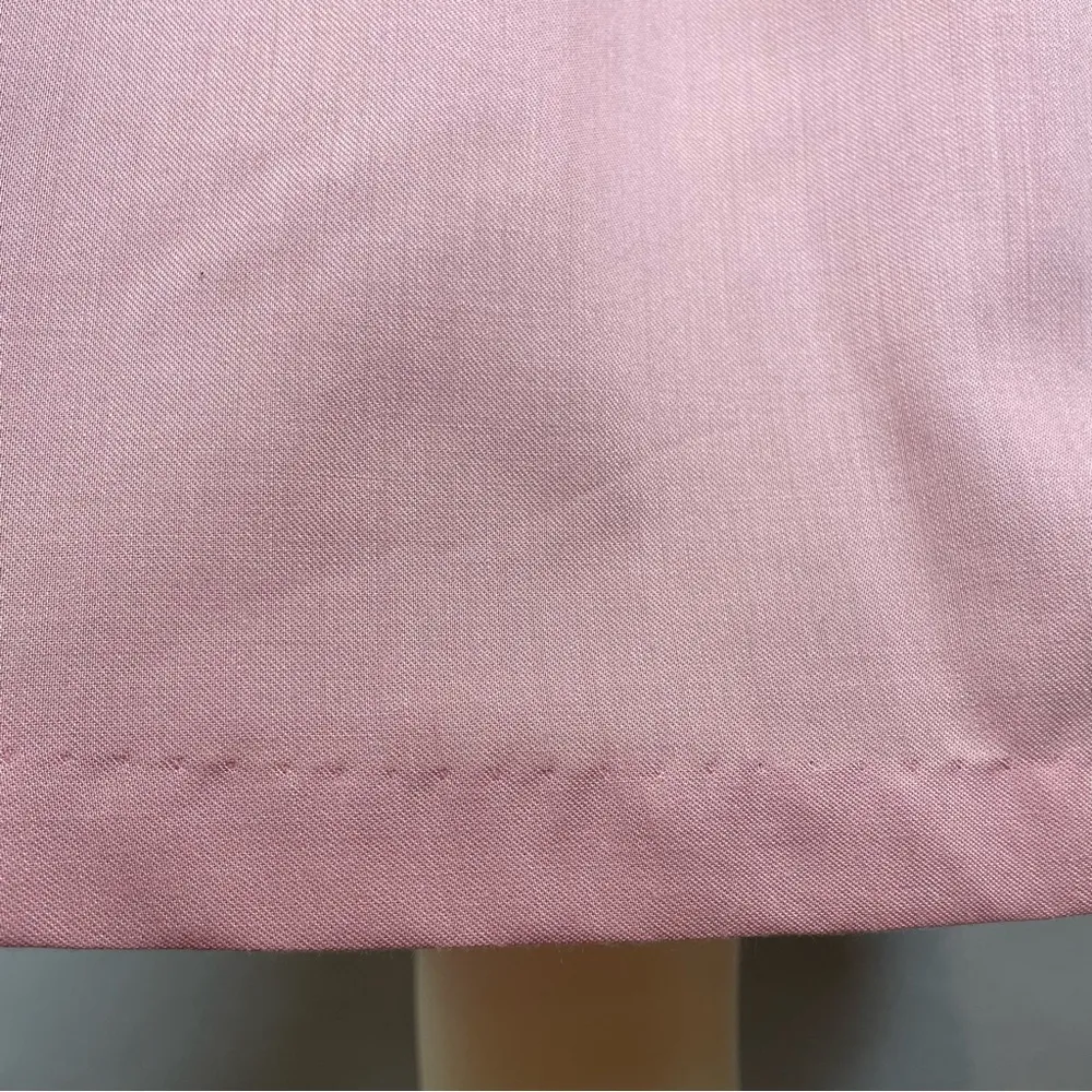 Vintage‎ Pink Skirt Women Barbiecore Barbie Retro Tie Belt A - Image 6