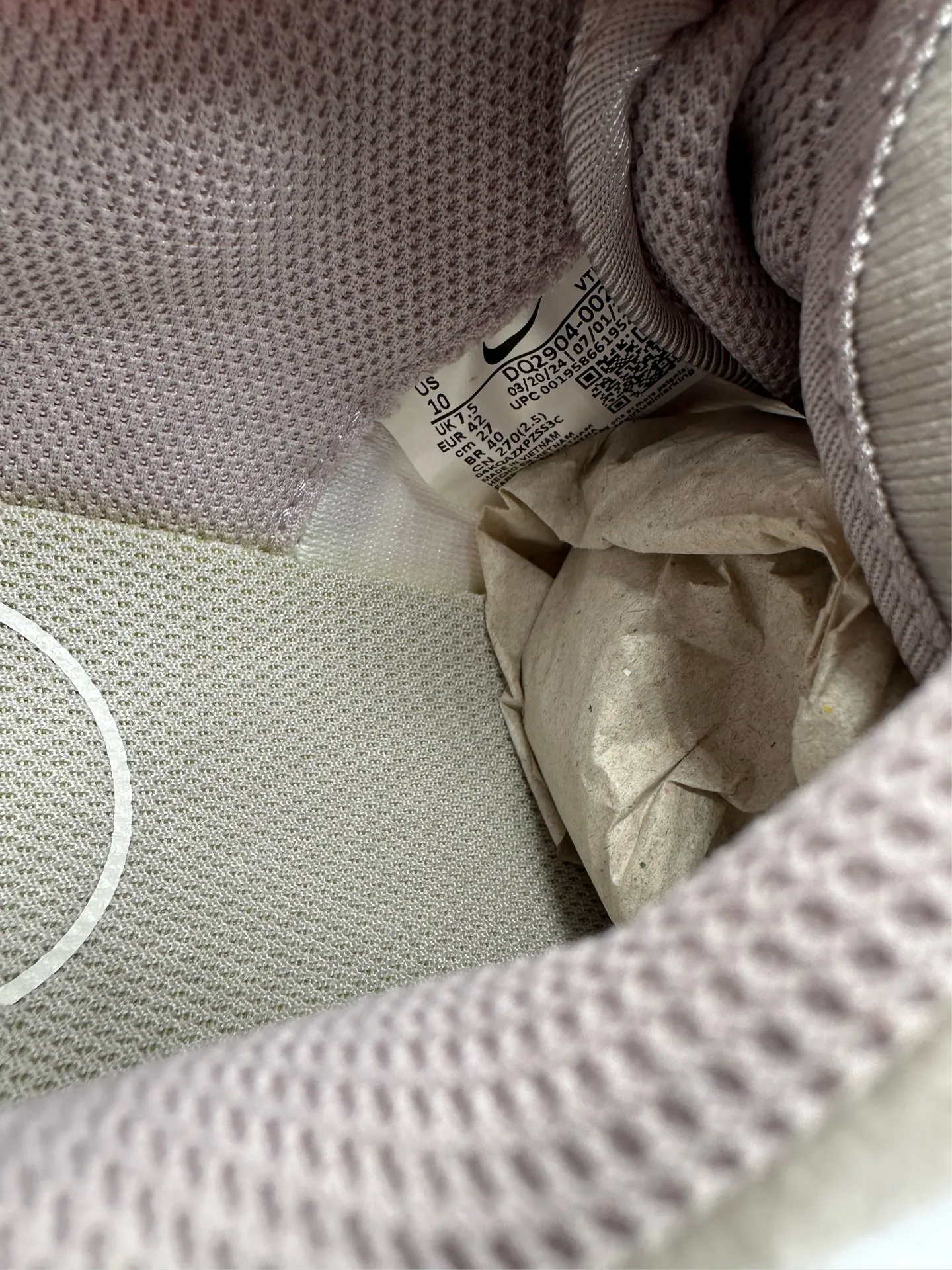 Nike Air Max Interlock “Light Iron Ore Amethyst Ash” size 10w - Image 6