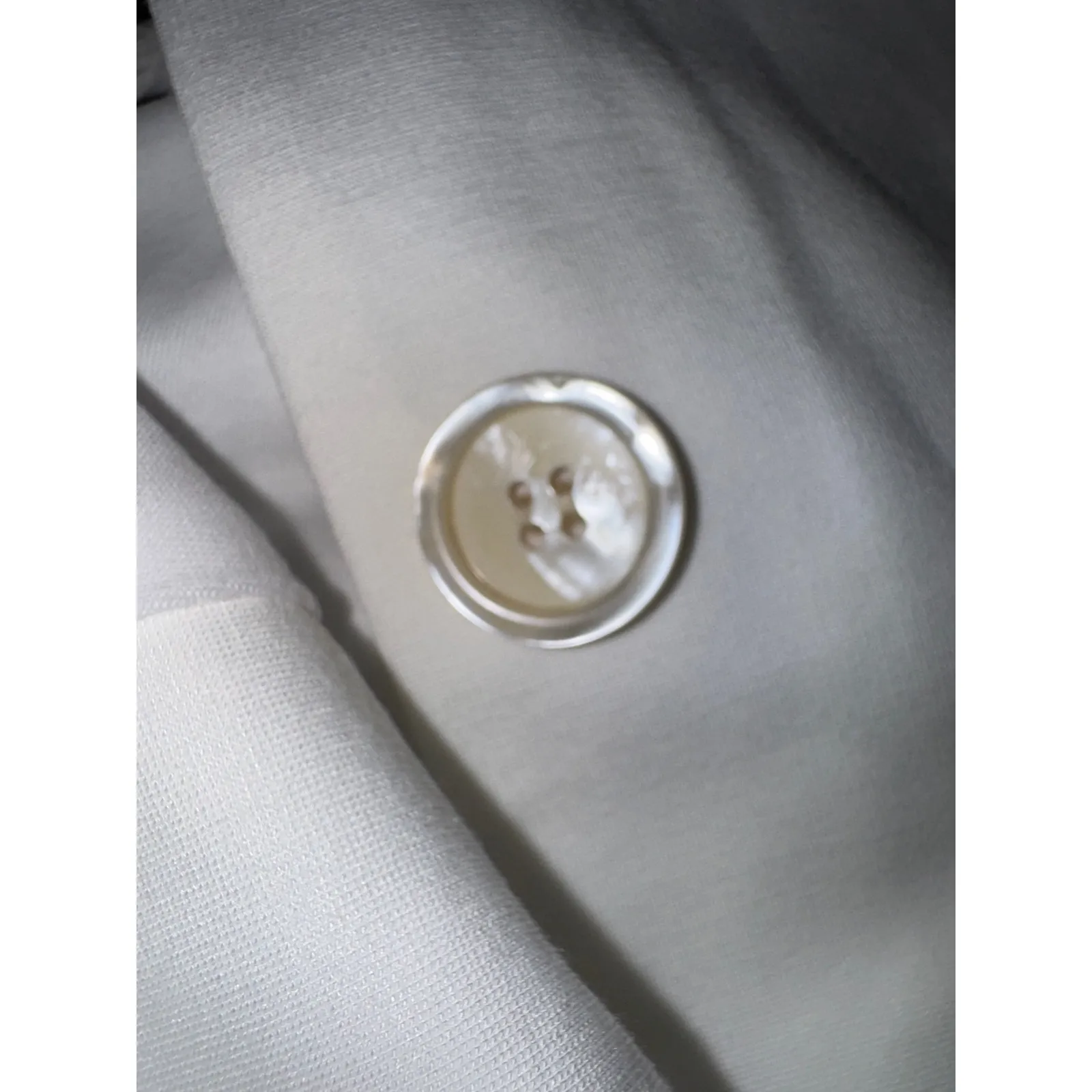 Brand New OGL Women's Size Small White Button Down Sleeveless Top Blouse - Image 7