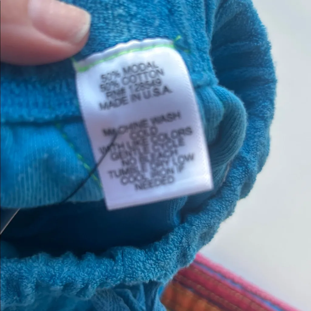 Aviator Nation Trendy blue sweat pant shorts size small surfer cali cotton modal - Image 7