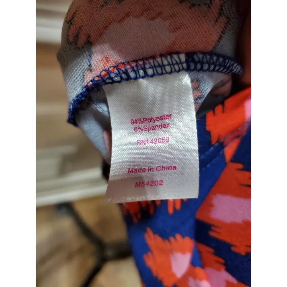 Macbeth Collection Womens Blue Polyester V-Neck Long Sleeve Knee Length Dress S - Image 8