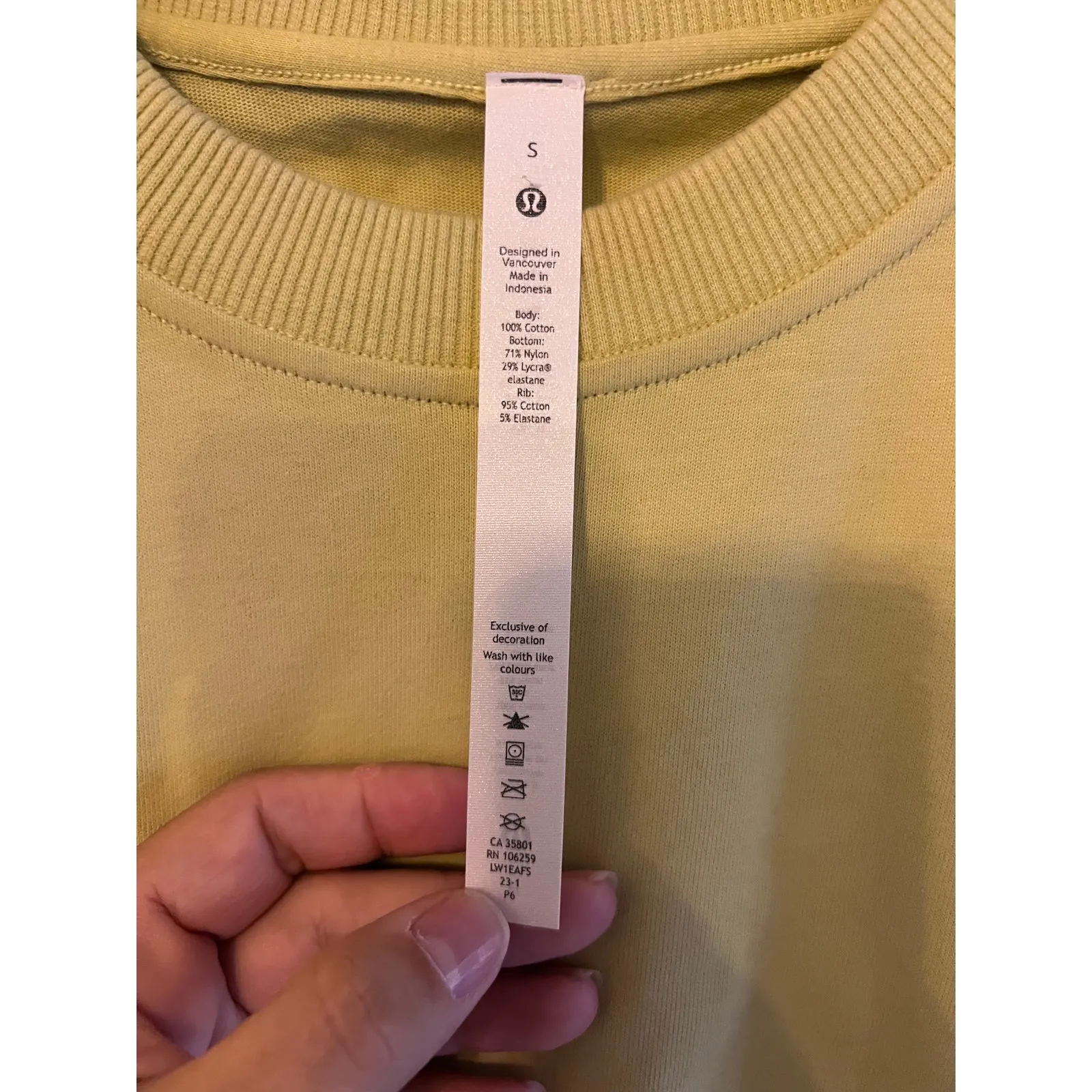 Lululemon Heavyweight Cotton T-shirt Bodysuit green Size Small - Image 3